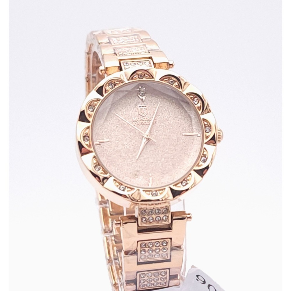 Invicta Prestige Women's Rose Gold Watch Crystal Bezel
